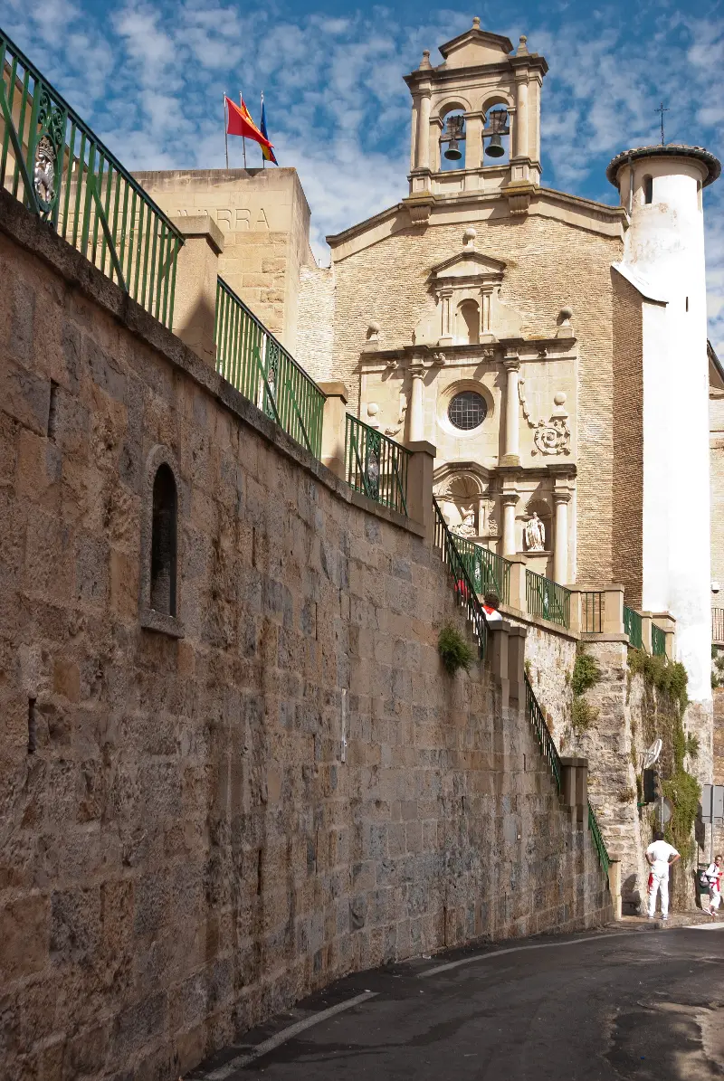 La cuesta de Santo Domingo, el empinado primer tramo del recorrido.
