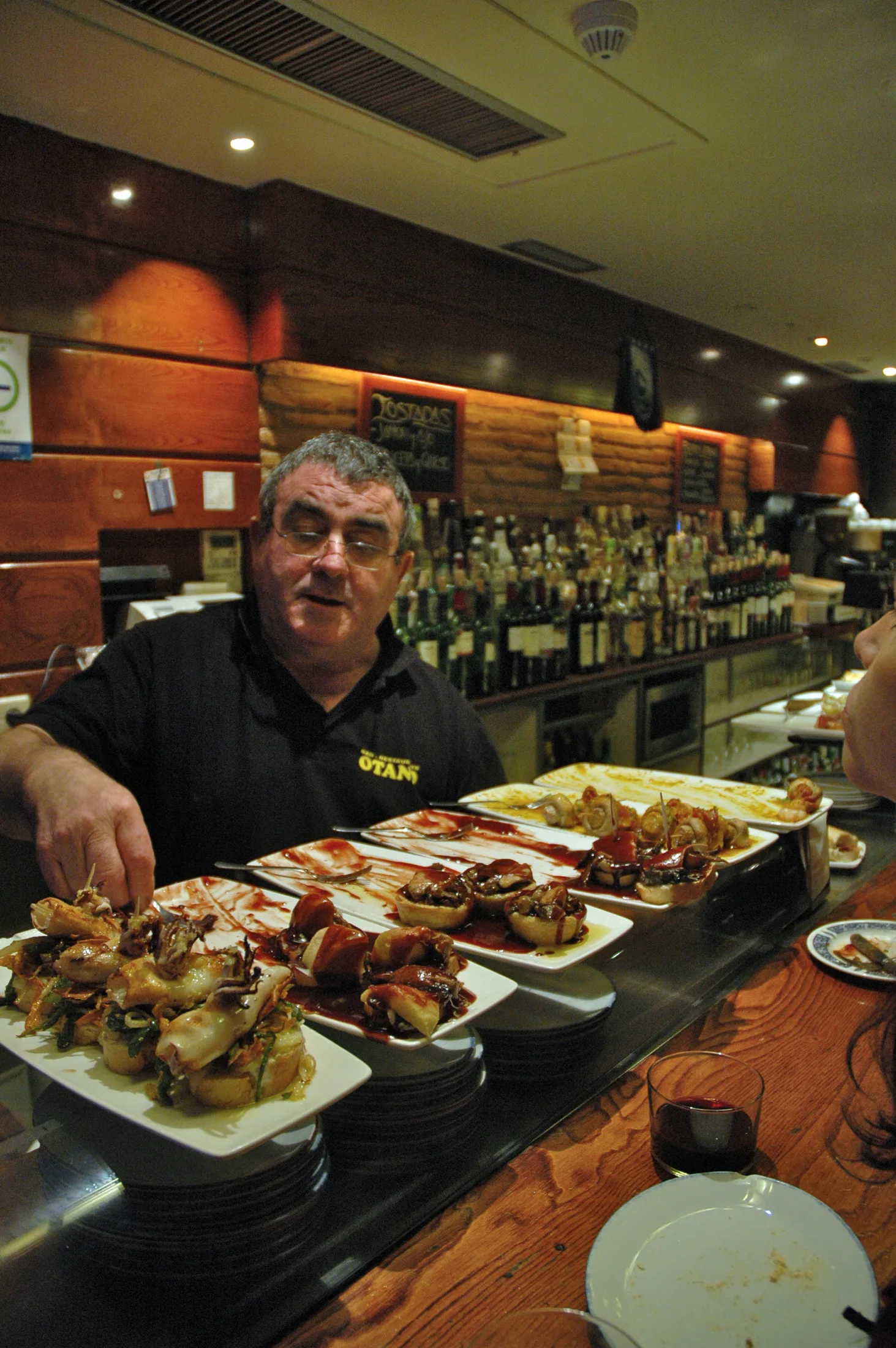 Pintxos en un bar del Casco Viejo de Pamplona